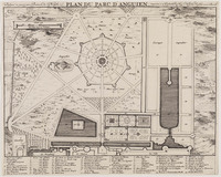 KG 06721
<br/>
Enghien: plattegrond van het park
<br/>
<em>Hooghe, Romeyn de (1645-1708)</em>